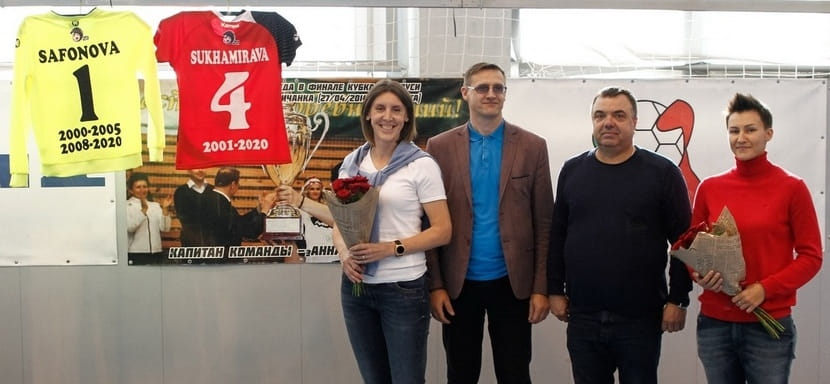 Беларусь. За легендами БНТУ-БелаЗа Алесей Сафоновой и Анной Сухомировой закреплены их игровые номера