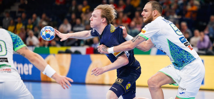 ЧЕ-2024. Сборная Швеции стартовала в основном раунде с убедительной победы над командой Словении. Лукас Пеллас отличился 8 раз
