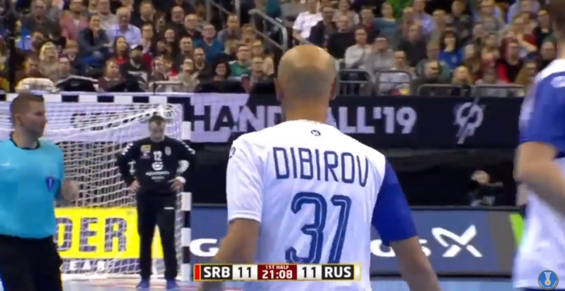 ЧМ-2019. Один из голов Тимура Дибирова в ворота сборной Сербии вошел в топ-5 моментов второго игрового дня (ВИДЕО)