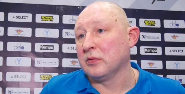 Суперлига. Дмитрий Торгованов о поражении от "Чеховских Медвдедей": "Реализовали бы семиметровые в начале, не известно, как сложилась бы игра"