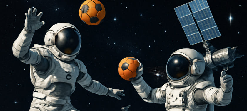 Правда ли, что космонавты играют в гандбол в невесомости и как шарф "Ростова" оказался на МКС. 4 факта о гандболе в космосе