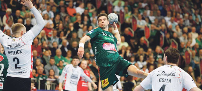 Немецкие "Фленсбург" и "Ганновер" не выявили сильнейшего в первом матче 1/4 финала Европейской лиги в матче с 78 голами