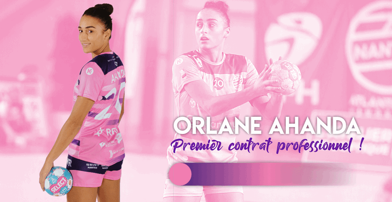 Франция. Правая полусредняя "Нанта" Орлан Аханда подписала профессиональный контракт с клубом