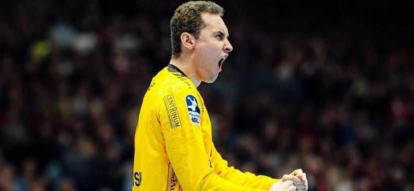 Вратарь "Мельзунгена" Адам Моравски — автор лучшего сейва в последнем туре основного раунда Европейской лиги (ВИДЕО)
