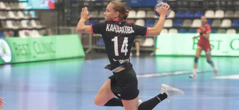 Анна Кандакова: "Матч с АГУ-"Адыиф" оказался не первым, где первый тайм получился хуже, чем второй. Мы пока не знаем, с чем это связано"