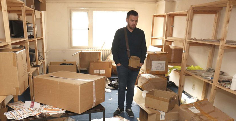 Пустошь, разруха, отсутствие интернета: как выглядит одно из помещений офиса Федерации гандбола Боснии и Герцеговины в Сараеве