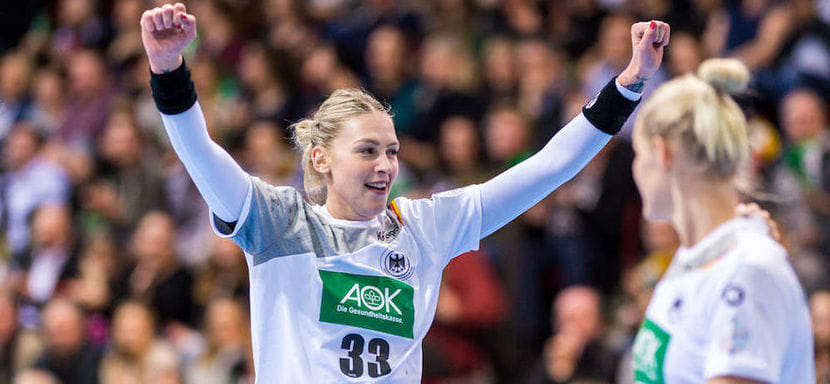 Линейная сборной Германии Луизе Шульце: "В России, конечно, теперь другая команда. Звезд не так много, но все же это очень сильный соперник"