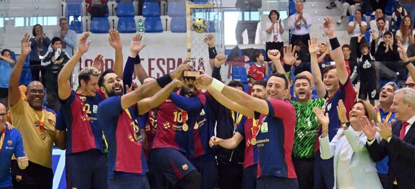 Мужской Кубок Испании: "Барселона" завоевала очередной трофей, переиграв в финале команду "Торрелавеги"