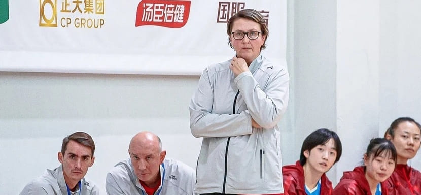 Olimpbet Суперлига. Наталья Дерепаско: "У Чжан Хайся сломан нос, но без смещения. Недели две её точно не будет"