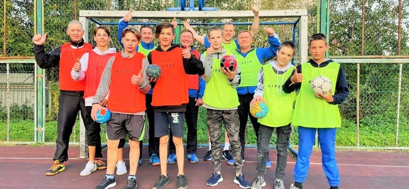 Федерация гандбола Калининградской области проводит серию мастер-классов для воспитанников детских домов