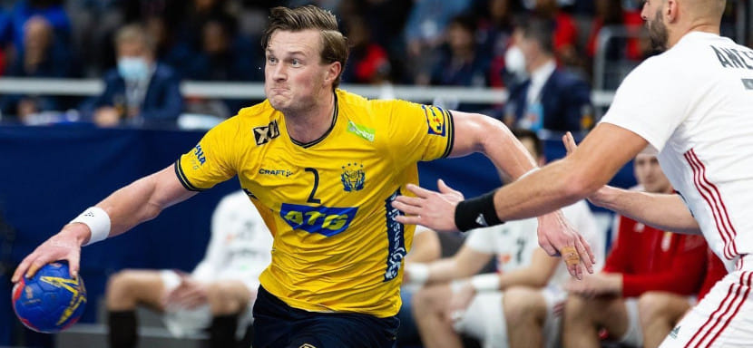 Швеция. Полусредний национальной сборной и "Барселоны" Юнатан Карлсбогорд признан лучшим гандболистом сезона-2022/23