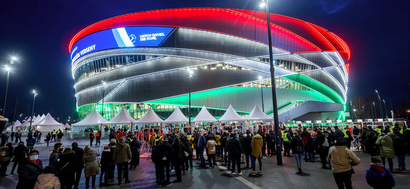 В Будапеште открылась крупнейшая гандбольная арена в Европе, которая примет матчи мужского ЧЕ-2022 и "финал четырех" женской Лиги чемпионов