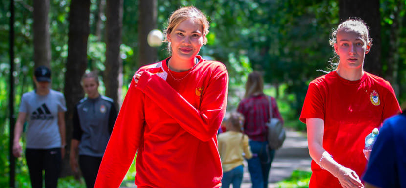 Межсезонье. ЦСКА. Карина Сабирова: "Удивилась, когда назначили капитаном меня, а не Полину Горшкову"