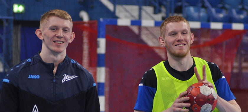 Olimpbet Суперлига. Гандболистам петербургского "Зенита" Павлу и Александру Аркатовым присуждены звания мастеров спорта