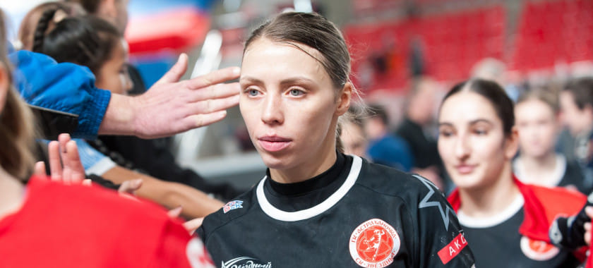 Olimpbet Суперлига. Полина Шаркова из "Астраханочки" — лидер гонки бомбардиров. Наталья Никитина из "Черноморочки" на втором месте