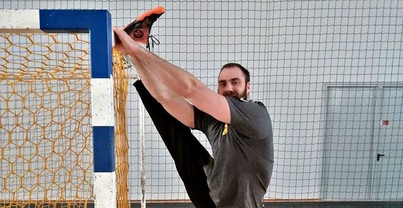 Польша. Гандболисты "Виве", находящиеся в Кельце, начали тренироваться в зале. В их числе белорус Владислав Кулеш