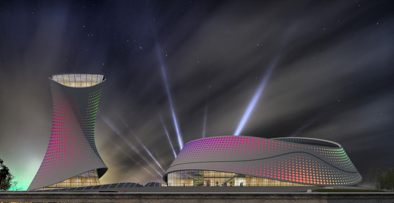 Ростовский архитектор разработал свой проект "Гандбол-Арены" в виде закручивающейся ленты