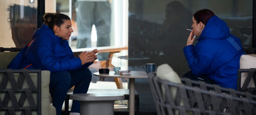 "Дымоходы". Натали Хагман о Тамаре Хорачек и Лоре Флипп, которых застали за курением в холле отеля (ФОТО)