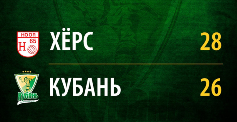 Женский Кубок ЕГФ. Краснодарская "Кубань" уступила шведскому "Хеэру" в первом матче второго квалификационного раунда