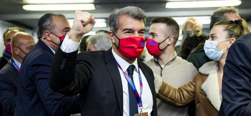 Испания. Вернувшийся на пост президента "Барселоны" Жоан Лапорта, намерен создать женскую команду каталонского клуба