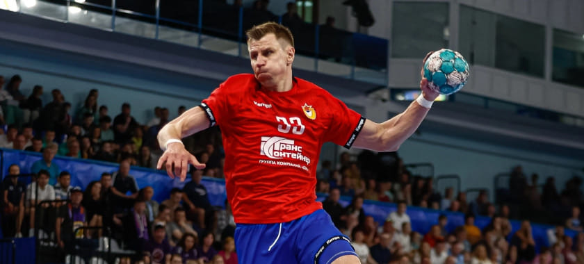 Olimpbet Суперлига. Правый крайний столичного ЦСКА Даниил Шишкарёв — лучший гандболист чемпионата России-2023/24 по версии БЦ