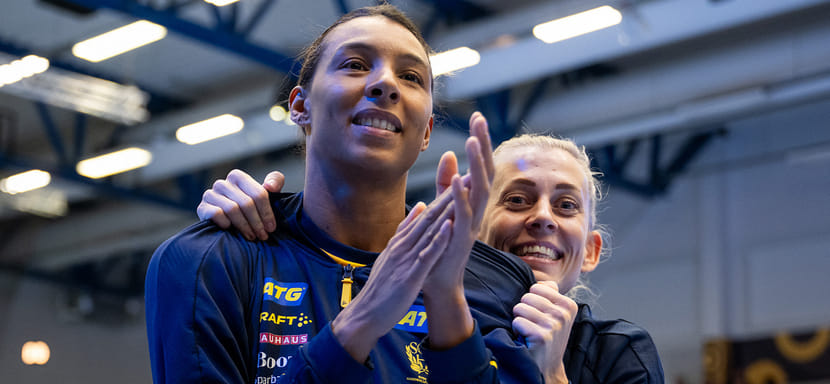 Двукратные призёрки чемпионатов Европы Натали Хагман и Ямина Робертс 12 апреля сыграют последний матч за сборную Швеции