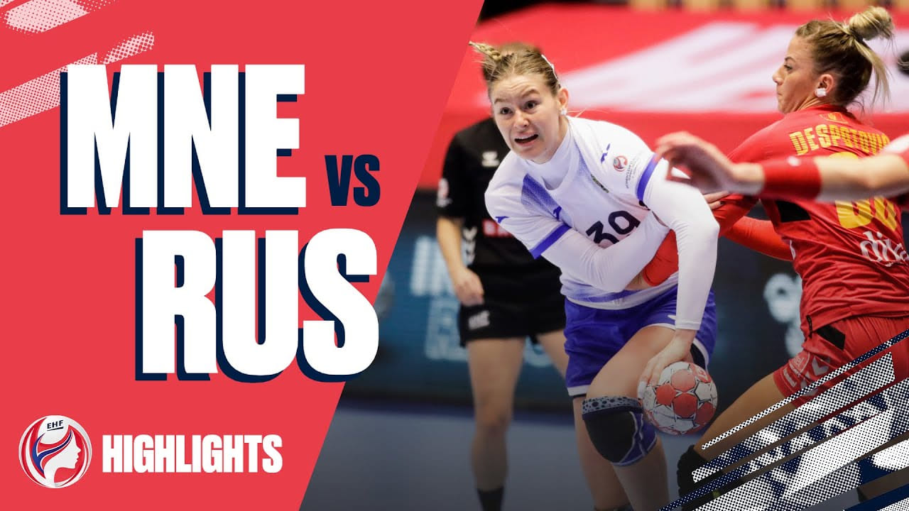 Лучшие моменты матча основного этапа женского ЧЕ-2020 между сборными России и Черногории