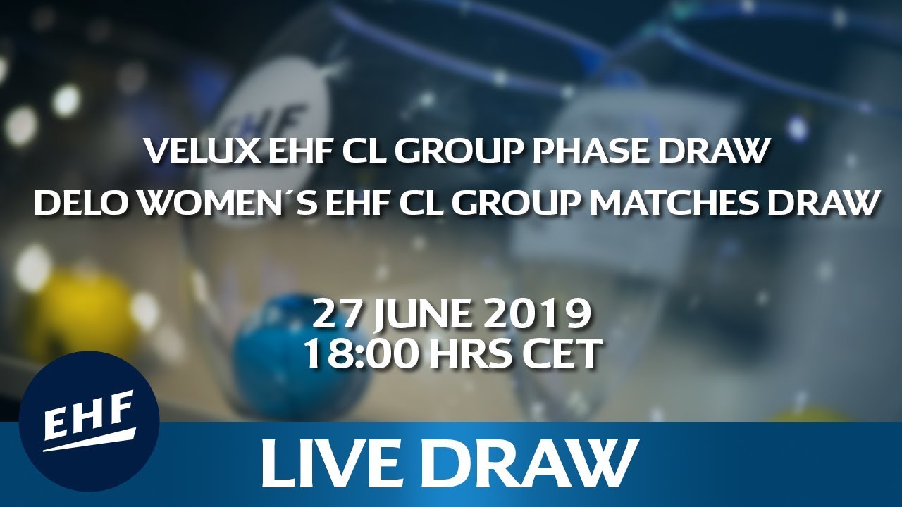 Жеребьева групповых этапов мужской и женской Лиги чемпионов-2019/20