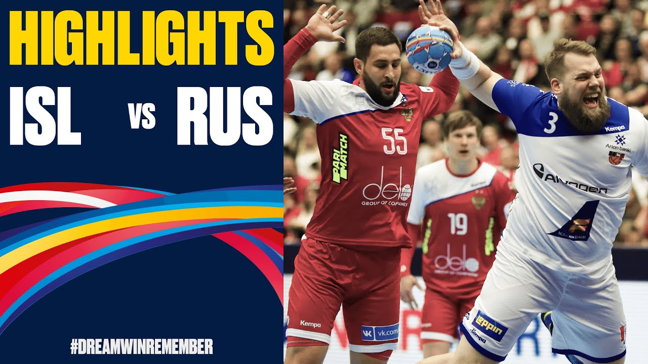 Лучшие моменты матча сборных России и Исландии