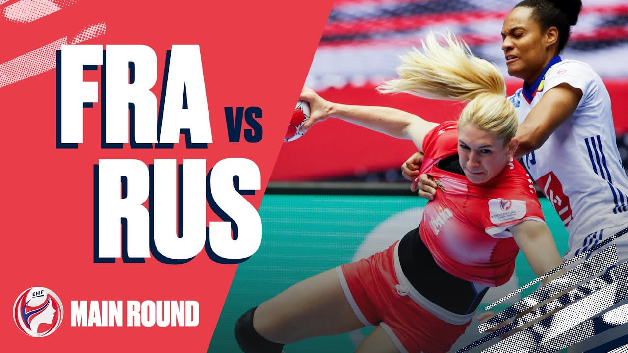 Лучшие моменты матча основного этапа женского ЧЕ-2020 между сборными России и Франции