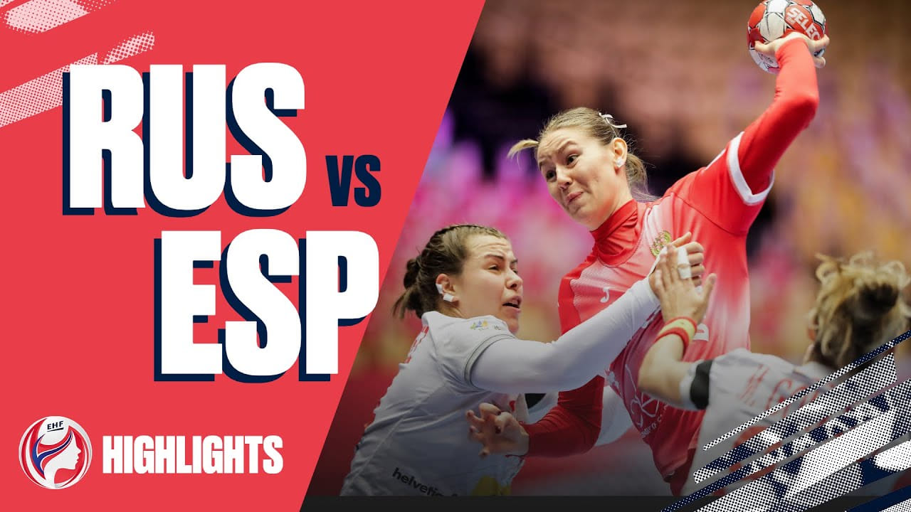 Лучшие моменты матча предварительного этапа женского ЧЕ-2020 между сборными России и Испании