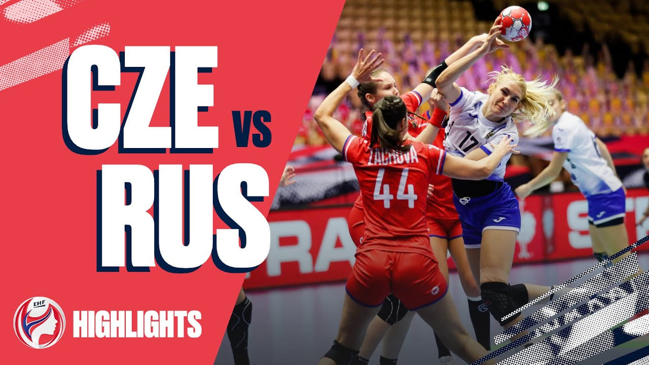 Лучшие моменты матча предварительного этапа женского ЧЕ-2020 между сборными России и Чехии