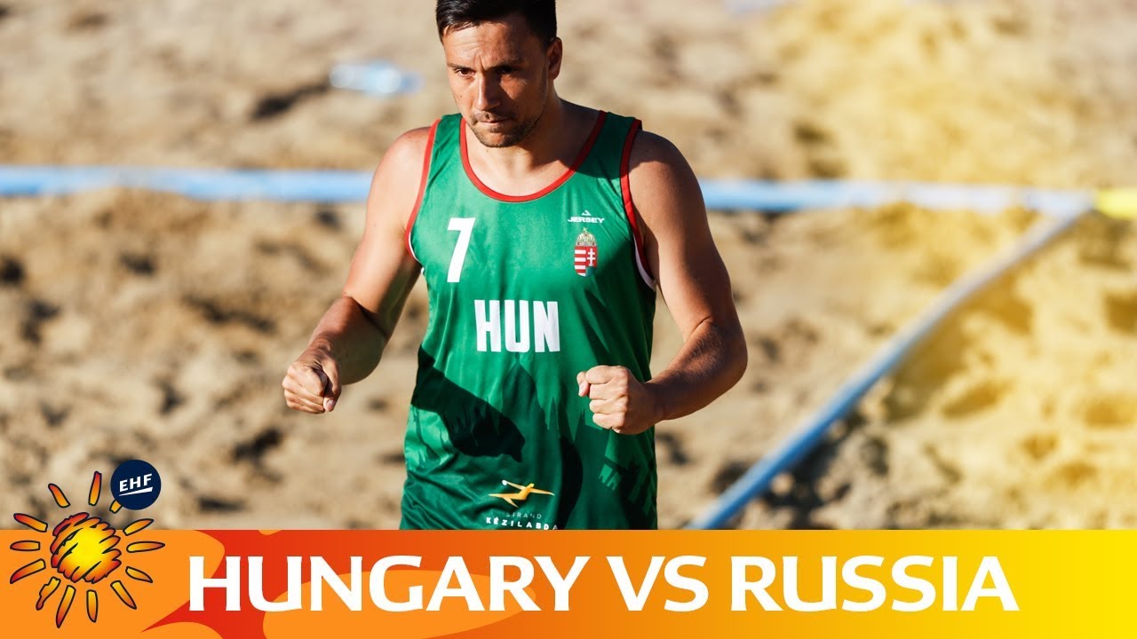 Лучшие моменты матча за 3/4 места чемпионата Европы по пляжному гандболу-2019 между сборными России и Венгрии